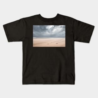 Drigg Beach Sandstorm Kids T-Shirt